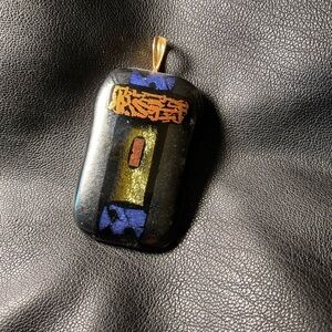 Dichroic Glass Pendant made by Seller